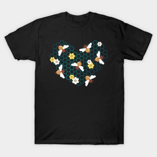 Bee heart T-Shirt